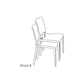 Set of 4 patio dining chair commercial grade