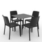Set of 4 patio dining chair commercial grade