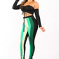 Casual Leggings And Matching Off Shoulder Top Outfit Set HUNTER