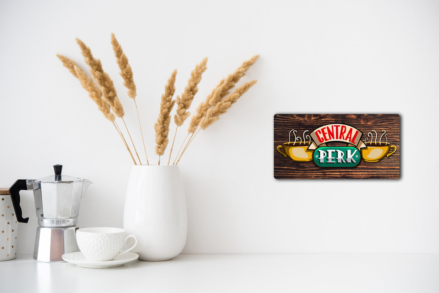 Central Perk Handmade Wooden Sign Friends Tv Show Kitchen Decor Gift