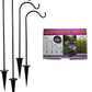 Shepherd's Hooks Garden Stakes -Set of 4