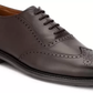 Pure Leather Brogues Shoes For Men(Color- Brown)(UK Size- 7)