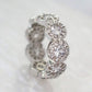 925 Silver Circle Cubic Zirconia Band Ring