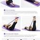 Portable Fitness Resistance Band with Pedal