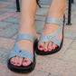 Aerothotic Thistle Women's Open Toe Slip On Sandals
