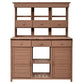 65.7'' H Tall Garden Potting Bench Table with Hutch,Patio Storage