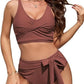 Women Twist High Waist Bikini Swimsuit