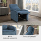 Pushback Recliner Chair Armchair Push Back Recliner, Corduroy Chair