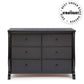 Universal 6-Drawer Dresser, Greenguard Gold Certified