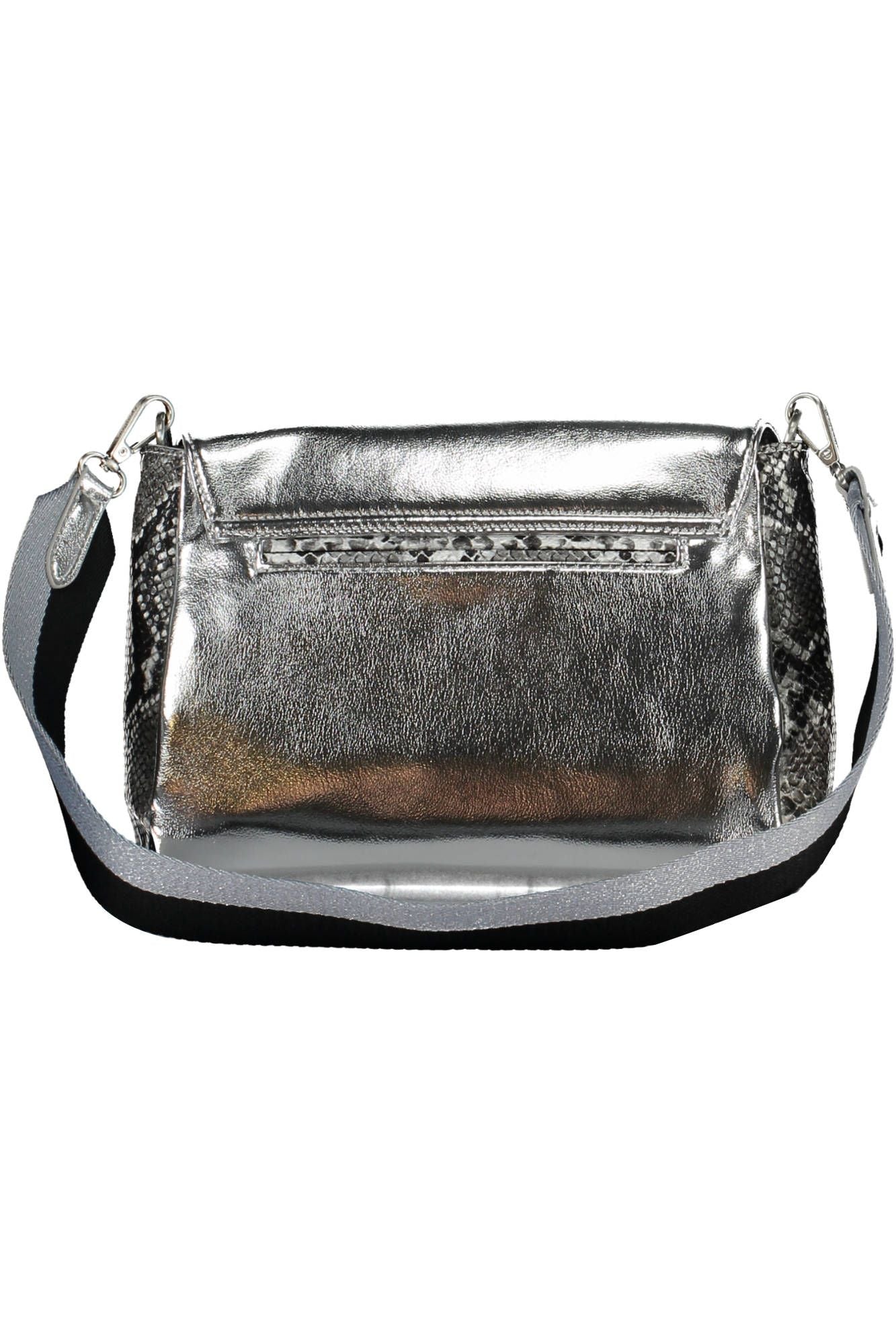 Desigual Silver Polyurethane Handbag - Walbiz.com