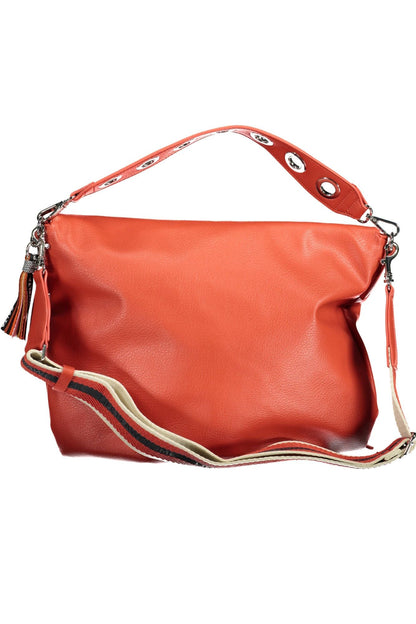 Desigual Red Polyurethane Handbag - Walbiz.com