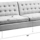 Modern Beige Loveseat for Small Spaces