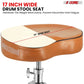 5Core Drum Throne Padded Guitar Stool Saddle Drummer Seat for Adults &