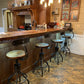 Rustic Industrial Adjustable Barstool, Set of 2