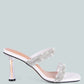 Dolls Rhinestone Embellished Slip On Sandals