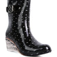 Drench Clear Wedge Rainboots