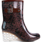Drench Clear Wedge Rainboots