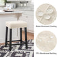 Stool Covers Rectangle - 2 Pack Stretch Waterproof Saddle Seat Cover
