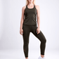 High-Waisted Pilates Leggings with Side Pockets & Mesh Panels