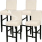Water Repellent Bar Stool Covers Set of 4, Stretch Washable Barstool