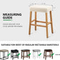 Stool Covers Rectangle - 2 Pack Stretch Waterproof Saddle Seat Cover