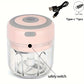 Compact Electric Garlic Crusher  USB Meat Grinder 100250Ml