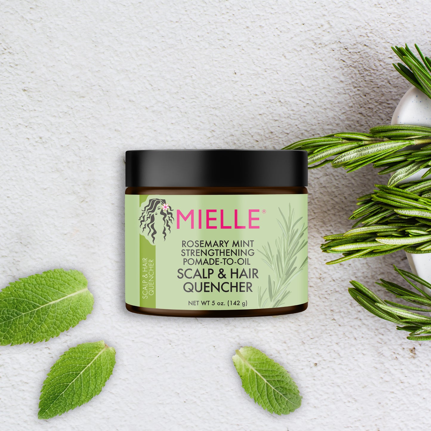 MIELLE ROSEMARY MINT POMADE TO OIL HS QUENCHER 5oz