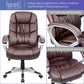 Office Chair High Back Computer Chair Ergonomic Desk Chair, PU Leather