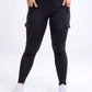High-Waisted Leggings with Side Cargo Pockets