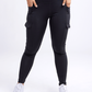 High-Waisted Leggings with Side Cargo Pockets