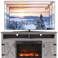 Farmhouse Fireplace TV Stand for Tvs up to 65 Inch Highboy