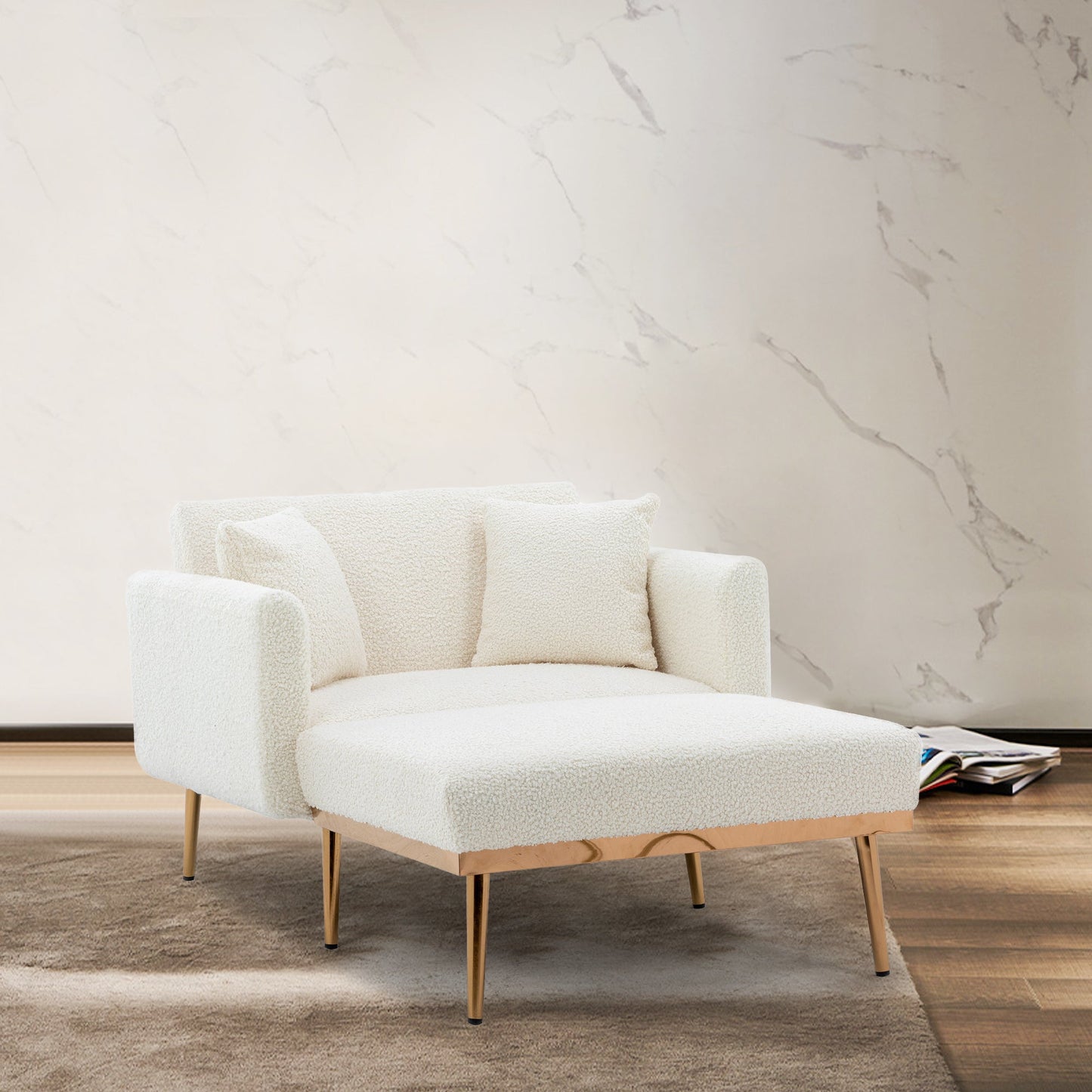 fashionable and classic style chaise lounge chair / accent chair for