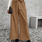 Tied High Waist Wide Leg Pants