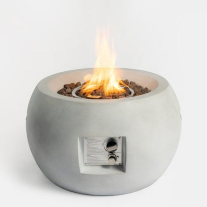 Outdoor Propane Fire Pit Table,Compact Streamlined Modern