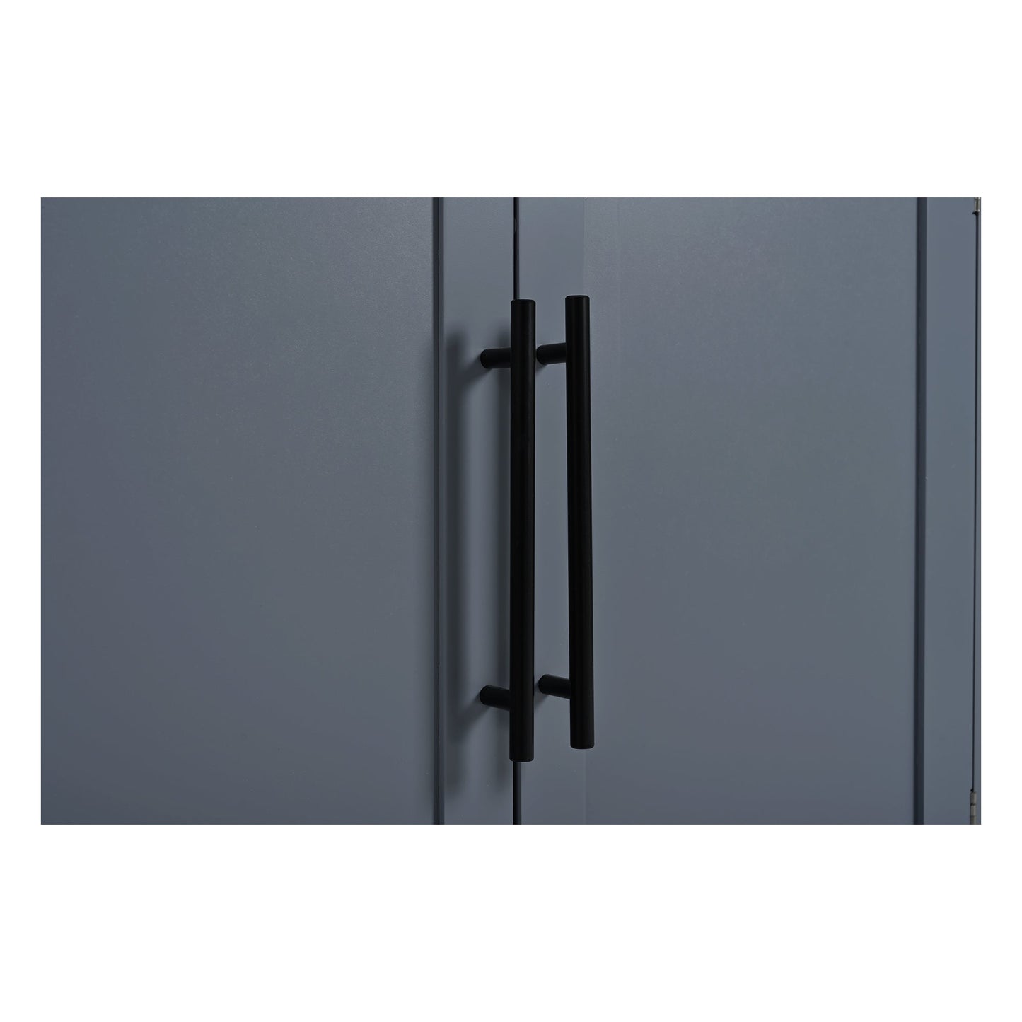 Modern Freestanding Kitchen Pantry,Buffet Food Storage, Coffee Bar