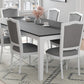 Rustic 7-Piece 78.1inch Extendable Dining Table Set with 18inch