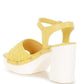 Mazaro Raffia Chunky Sandals