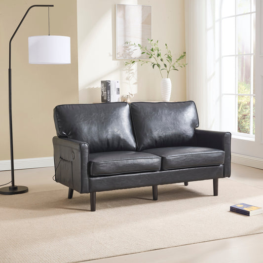 Loveseat Sofa, Mid Century Modern Love Seat, 2 Seater Sofa Couches for