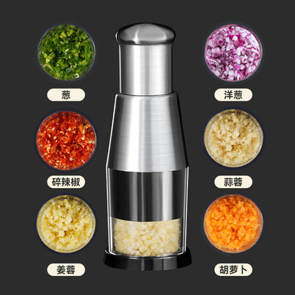 Garlic Crusher Onion Chopper Multipeler Vegetables Chopper Manual Garl
