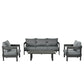 High-Quality Outdoor Seating Set with Thick Cushions for Ultimate