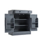 Modern Freestanding Kitchen Pantry,Buffet Food Storage, Coffee Bar