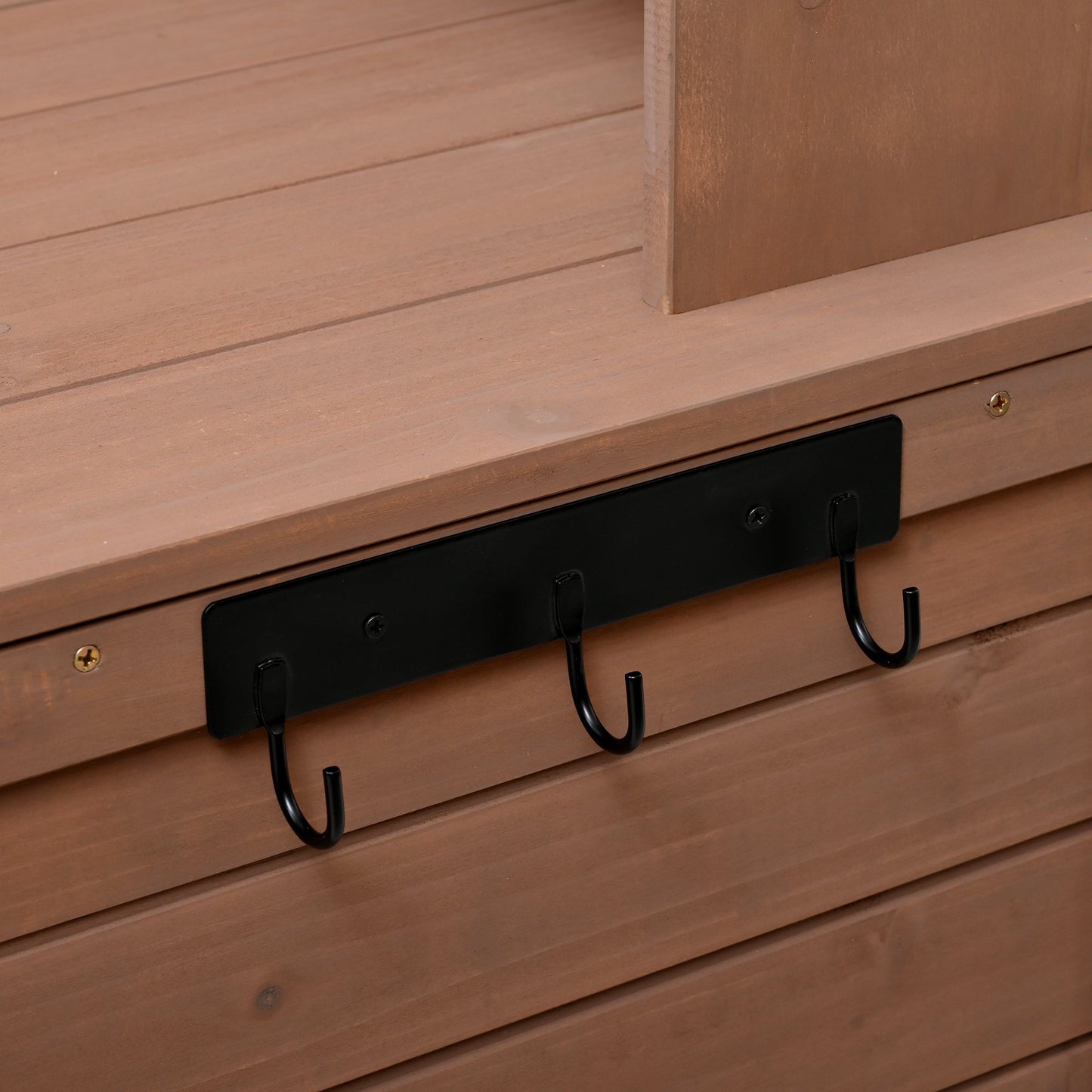 65.7'' H Tall Garden Potting Bench Table with Hutch,Patio Storage