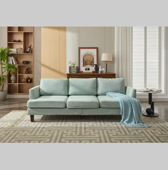Fabric 3 Seater Couch With 2 USB, Comfortable Sectional Couches And