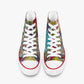 Jacki Easlick Tiger Flower Printed Canvas High Top Sneakers