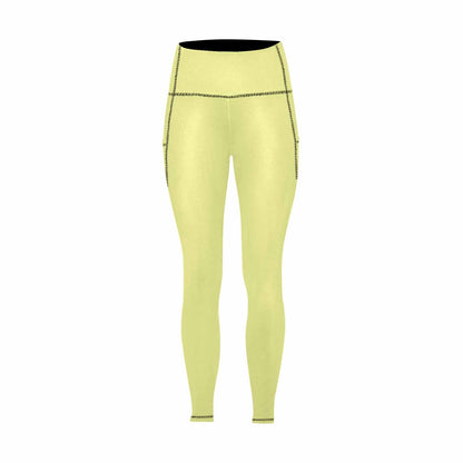 Uniquely You Womens Leggings with Pockets - Fitness Pants /  pastel - Walbiz.com