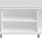 TV Stand - 55-Inch Storage Cabinet with 2 Cubbies and 2 Shelves -