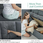 Oversized L-Shaped Sleeper Sectional Sofa with Storage