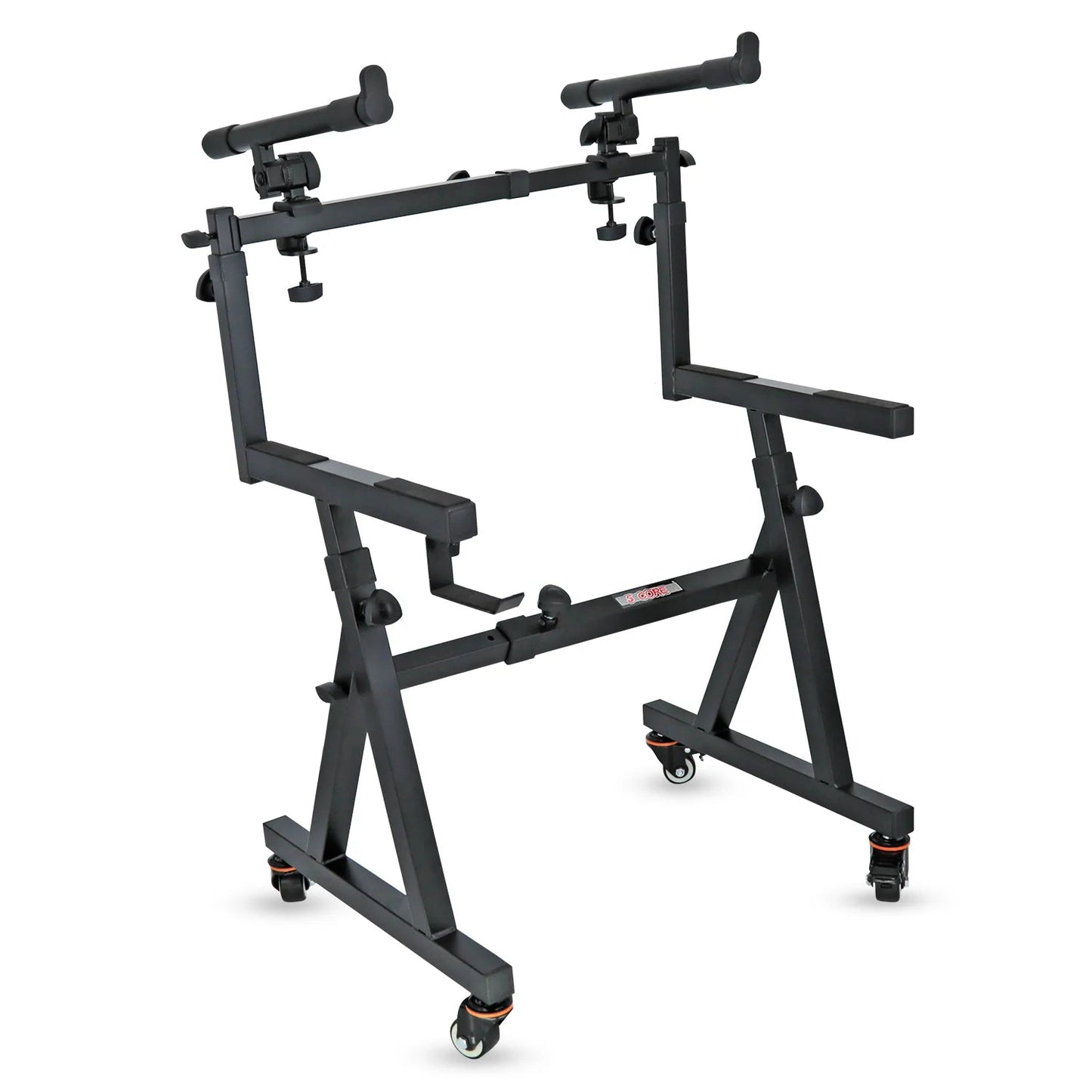 5Core 2 Tier Keyboard Stand Z Style Adjustable Electric Piano Riser