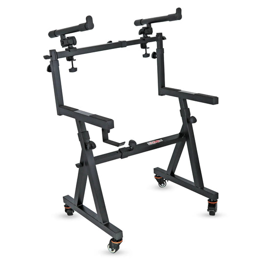 5Core 2 Tier Keyboard Stand Z Style Adjustable Electric Piano Riser