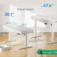 Electric Standing Desk with Drawers, 55 Inch Height Adjustable Desk